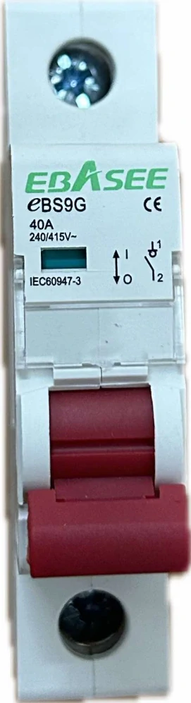 Hlavný vypínač, 1P, 40A